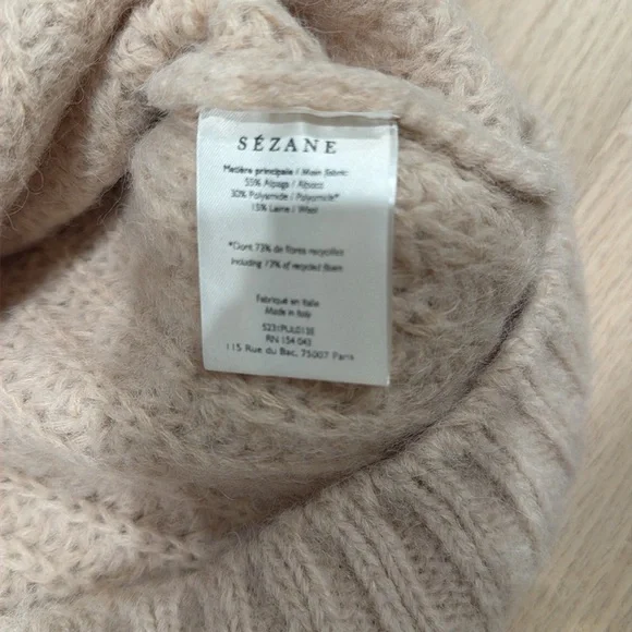 Cream alpaca sweater from Sezane - Picture 6 of 6